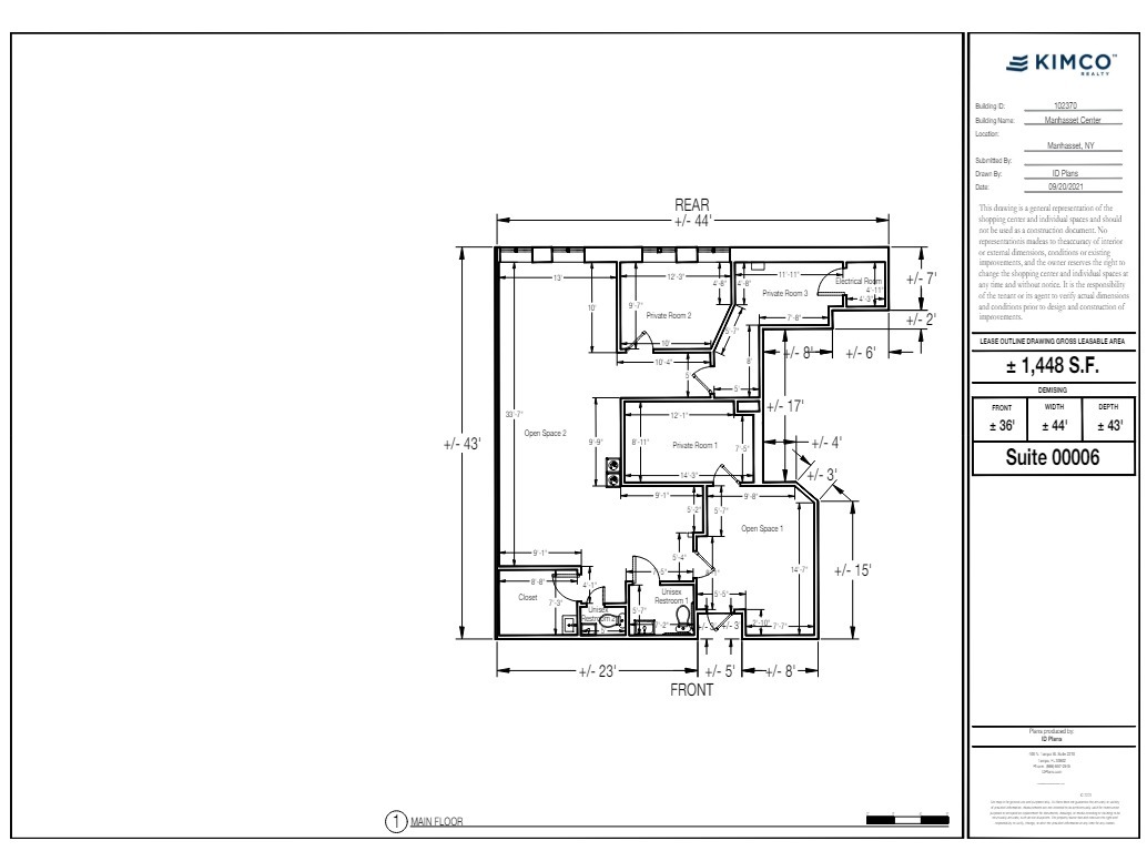 1380 Northern Blvd, Manhasset, NY à louer Plan d’étage– Image 1 sur 1