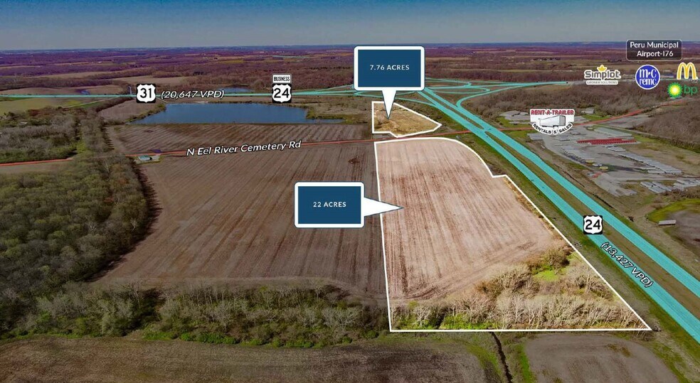 SEC of US-31 & US-24, Peru, IN à vendre - Photo de l’immeuble – Image 3 sur 4