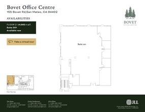 155 Bovet Rd, San Mateo, CA à louer Plan de site– Image 1 sur 1