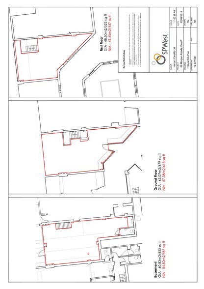 Morgan Quarter, Cardiff à louer - Plan d’étage – Image 2 sur 8
