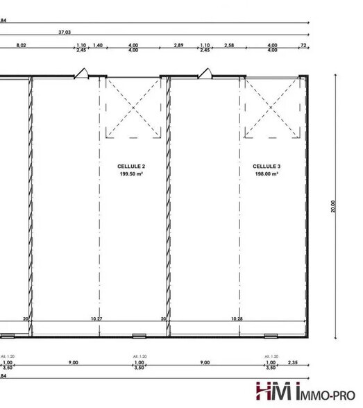 Local d’activités dans Honfleur à louer - Plan d’étage – Image 2 sur 5