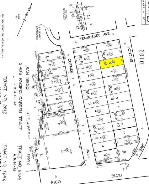 2311 Pontius Ave, Los Angeles, CA à louer - Plan cadastral – Image 2 sur 3
