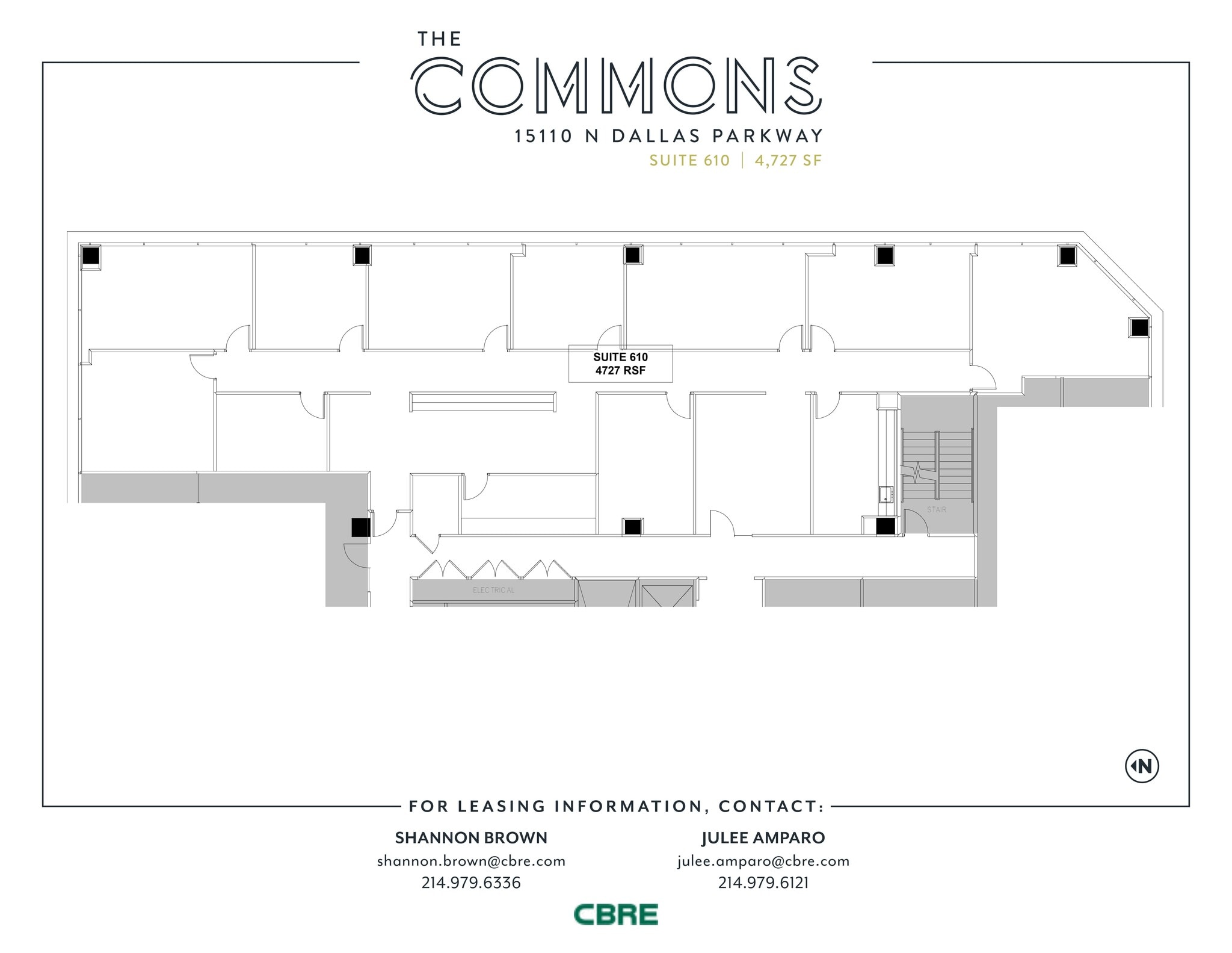 15110 N Dallas Pky, Dallas, TX à vendre Plan d’étage– Image 1 sur 1