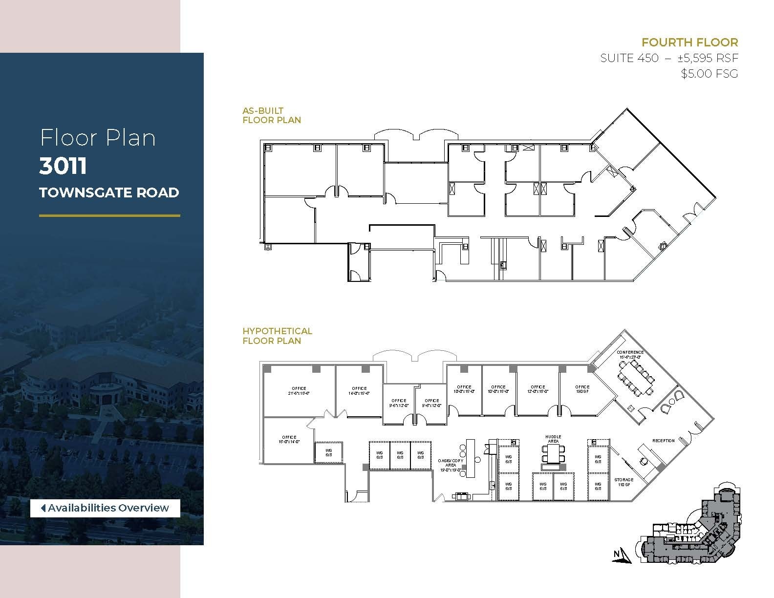 2945 Townsgate Rd, Westlake Village, CA à louer Plan d’étage– Image 1 sur 1