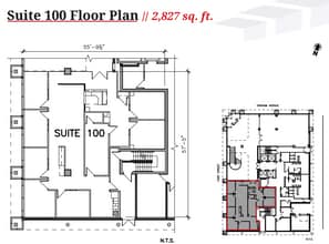 200 Graham Ave, Winnipeg, MB à louer Plan d’étage– Image 1 sur 1