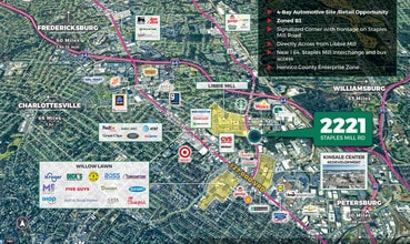 2221 Staples Mill Rd, Richmond, VA à louer Carte– Image 2 sur 6