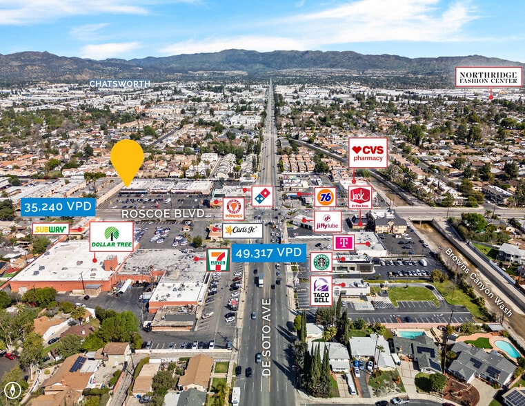 20941-20947 Roscoe Blvd, Canoga Park, CA à louer - Photo de l’immeuble – Image 3 sur 8