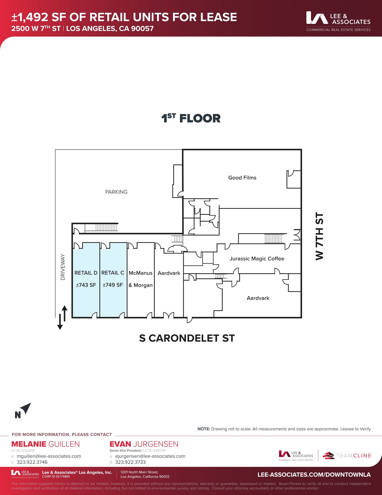 2500 W 7th St, Los Angeles, CA à louer Plan de site– Image 1 sur 17