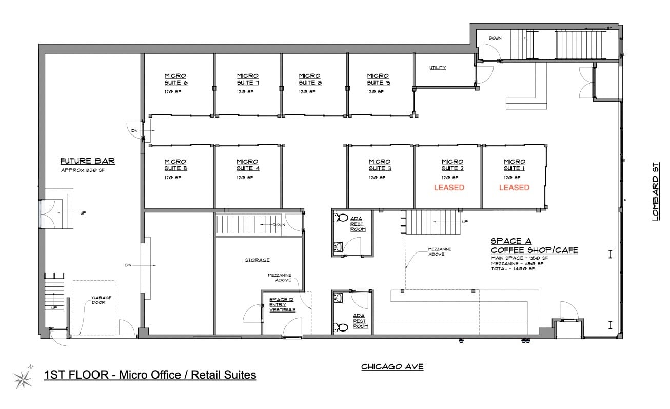8926-8928 N Lombard St, Portland, OR à louer Plan d’étage– Image 1 sur 1