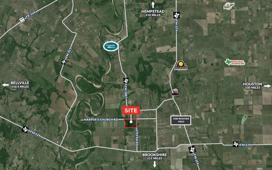 Harpers Church Rd, Hempstead, TX à vendre - Aérien – Image 2 sur 2