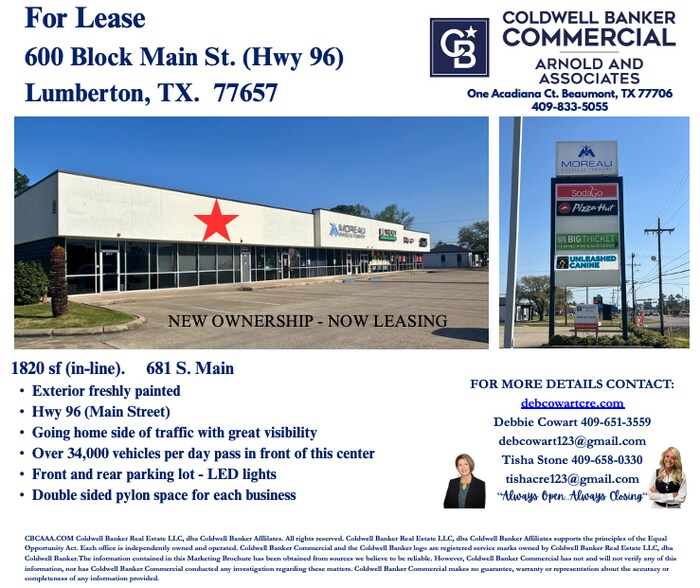 677-681 S Main St, Lumberton, TX à louer - Photo de l’immeuble – Image 1 sur 3
