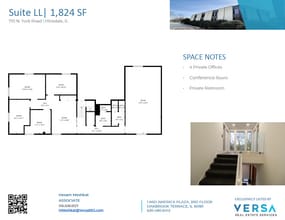 710 N York Rd, Hinsdale, IL à louer Plan d’étage– Image 1 sur 6