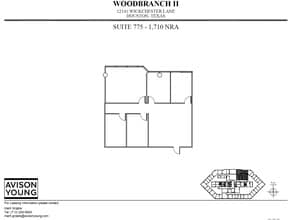 12141 Wickchester Ln, Houston, TX à louer Plan d’étage– Image 2 sur 2