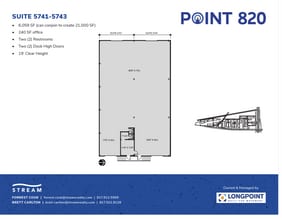 5721 E Rosedale St, Fort Worth, TX à louer Plan d’étage– Image 1 sur 1
