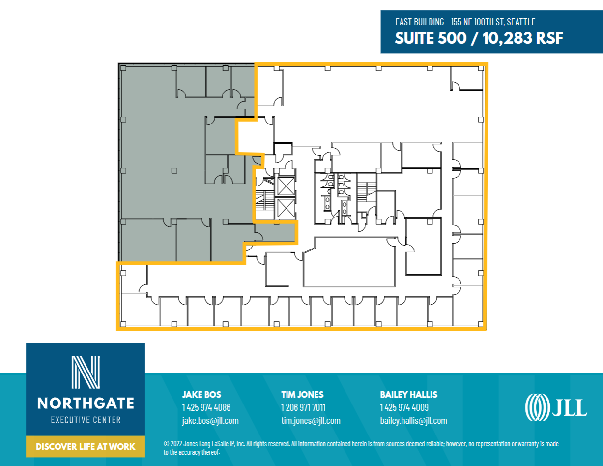 115 NE 100th St, Seattle, WA à louer Plan d’étage– Image 1 sur 1