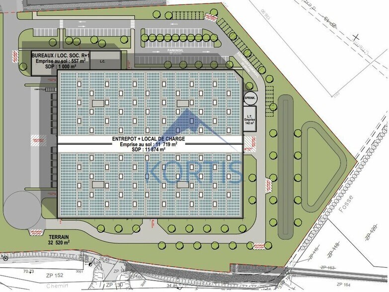Industriel/Logistique dans Mionnay à vendre - Plan de site – Image 2 sur 3