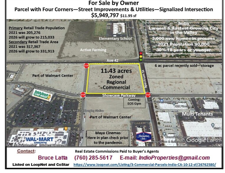 Ave 42 And Spectrum St, Indio, CA à vendre - Aérien – Image 3 sur 19