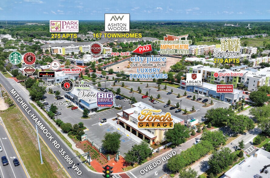 876 City Walk Ln, Oviedo, FL à vendre - Photo de l’immeuble – Image 3 sur 5