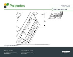 5901 Peachtree Dunwoody Rd NE, Atlanta, GA à louer Plan de site– Image 1 sur 1