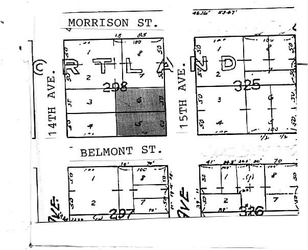829 SE 15th Ave, Portland, OR à vendre - Plan cadastral – Image 2 sur 4