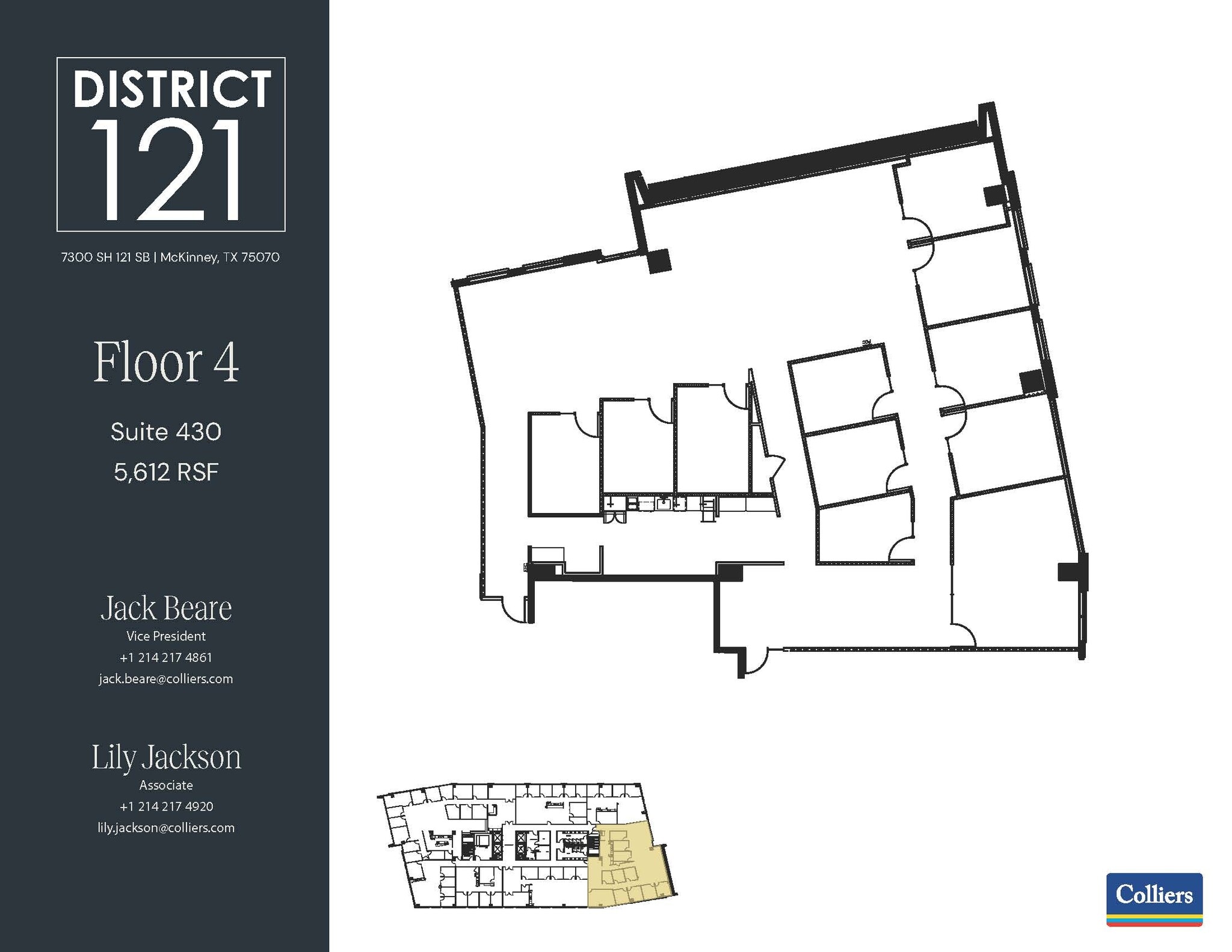 7300 SH 121 SB, McKinney, TX à louer Plan d’étage– Image 1 sur 2