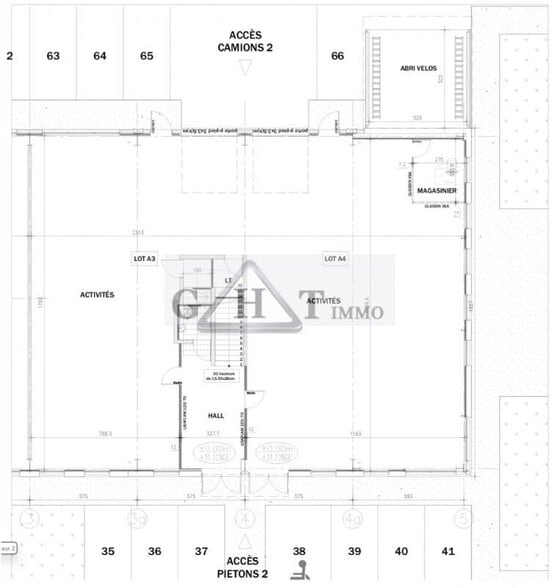 Industriel/Logistique dans Gennevilliers à louer - Plan d’étage – Image 3 sur 3
