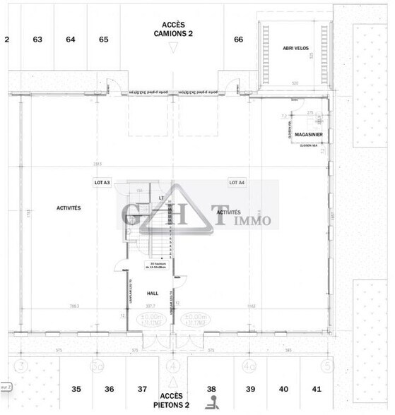 Industriel/Logistique dans Gennevilliers à louer - Plan d’étage – Image 3 sur 3