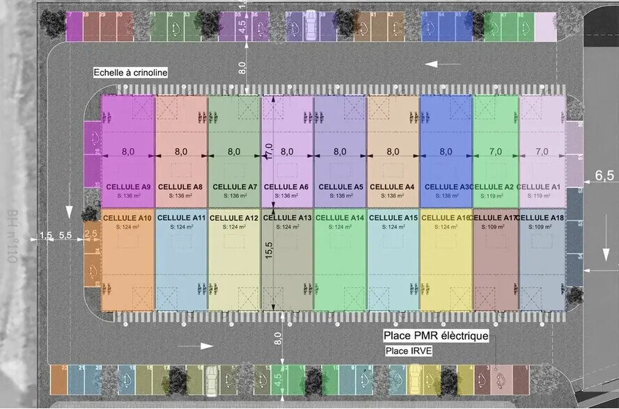 Local d'activités dans Colombelles à vendre - Plan de site – Image 2 sur 3