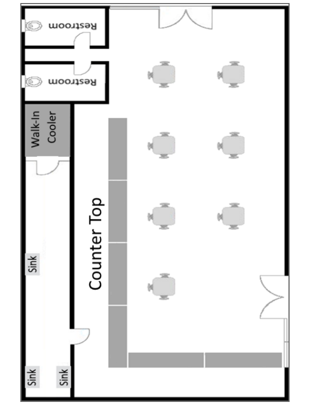241 W East Ave, Chico, CA à louer Plan d’étage– Image 1 sur 1