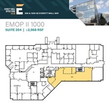 1000 SE Everett Mall Way, Everett, WA à louer Plan d’étage– Image 1 sur 1