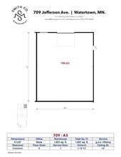 701-709 Jefferson Ave SW, Watertown, MN à louer Plan de site– Image 1 sur 1