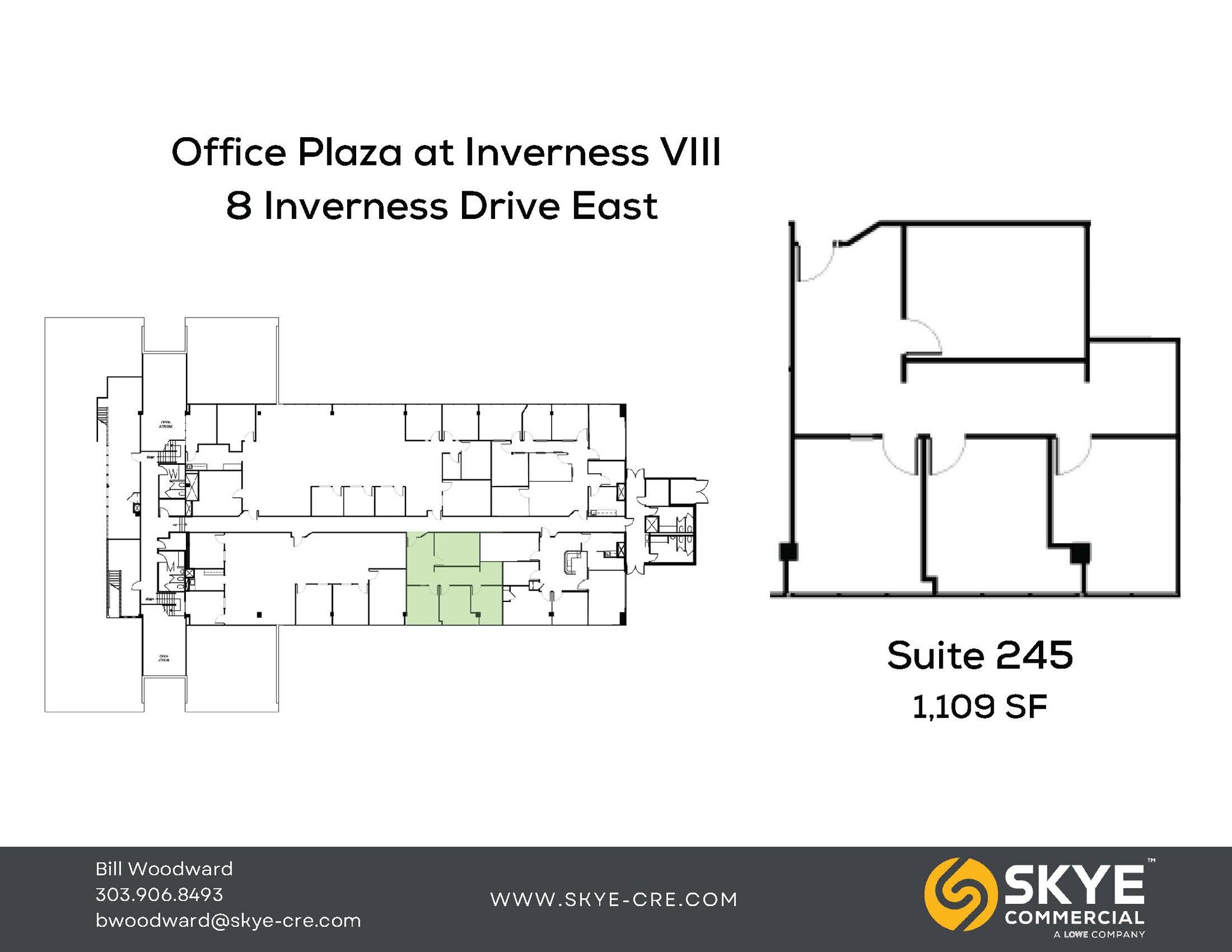 8 Inverness Dr E, Englewood, CO à louer Plan d’étage– Image 1 sur 1