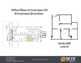 8 Inverness Dr E, Englewood, CO à louer Plan d’étage– Image 1 sur 1