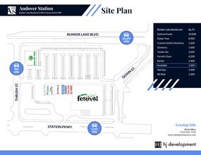 2218-2279 NW Bunker Lake Blvd, Andover, MN à louer Plan de site– Image 1 sur 3