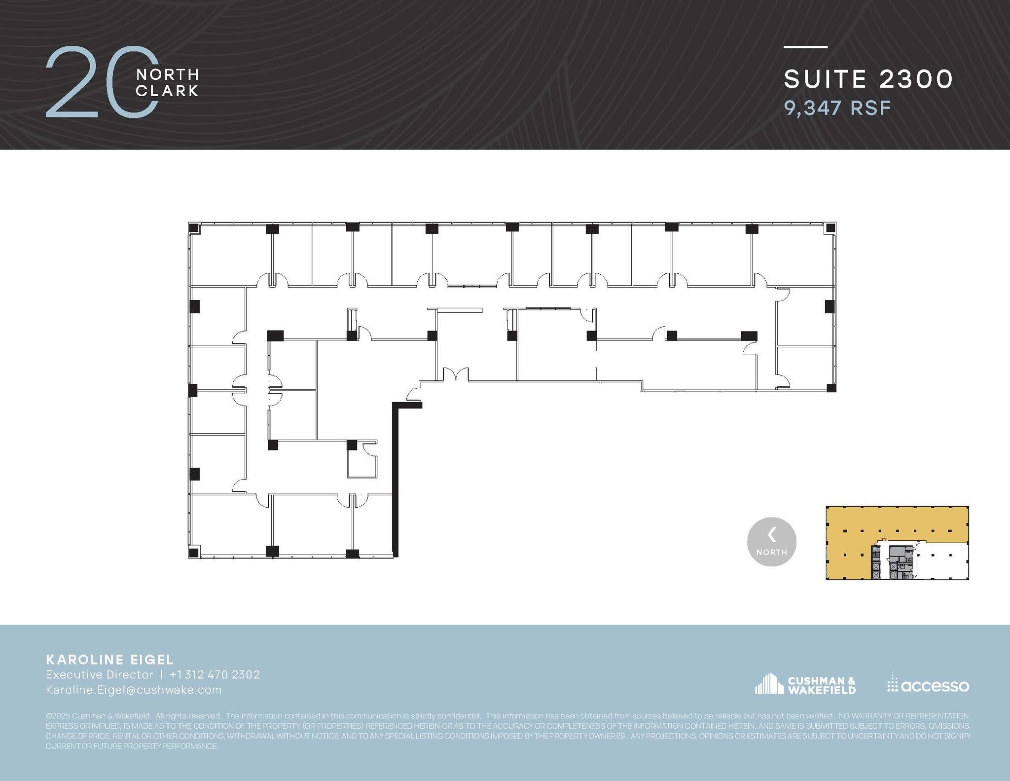 20 N Clark St, Chicago, IL à louer Plan d’étage– Image 1 sur 1