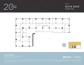 20 N Clark St, Chicago, IL à louer Plan d’étage– Image 1 sur 1