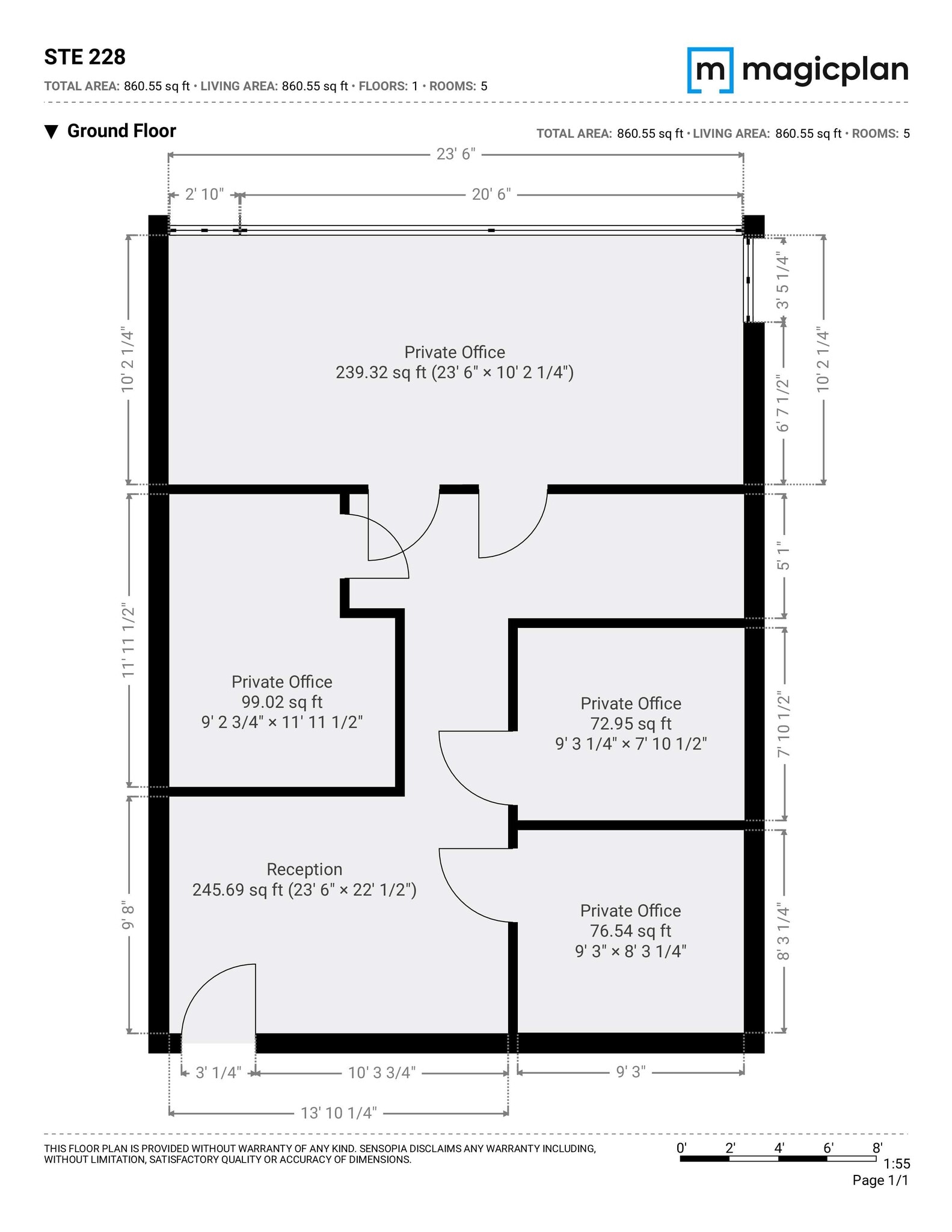 1 Harbison Way, Columbia, SC à louer Plan d’étage– Image 1 sur 2