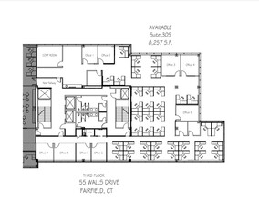 55 Walls Dr, Fairfield, CT à louer Plan d’étage– Image 1 sur 1