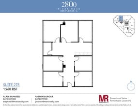 2800 S River Rd, Des Plaines, IL à louer Plan d’étage– Image 1 sur 1