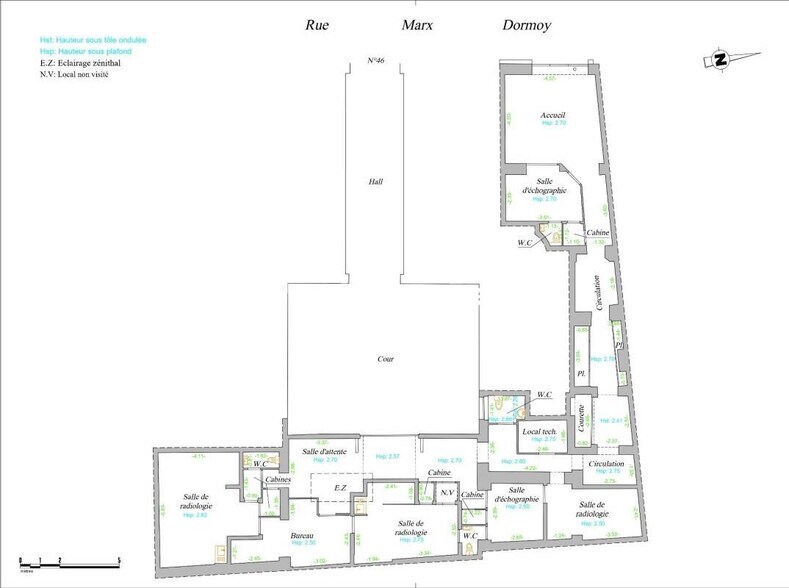 Local d'activités dans Paris à vendre - Plan d’étage – Image 1 sur 1