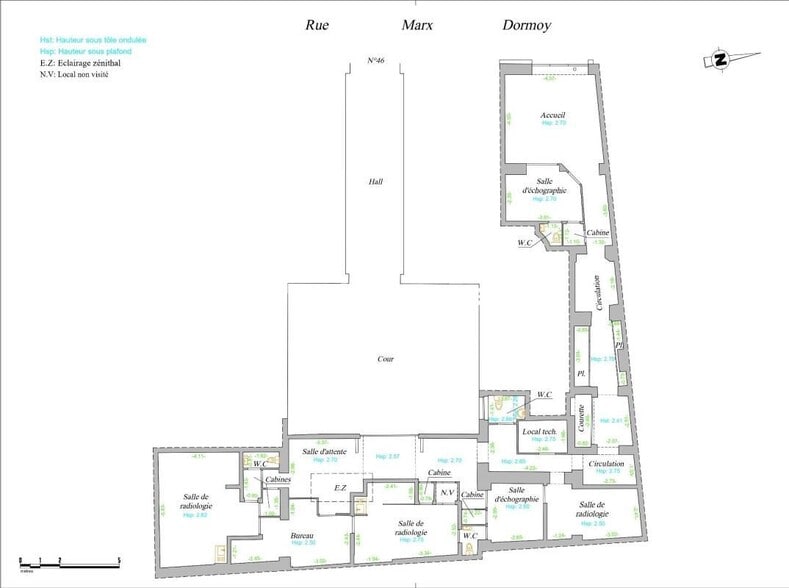 Local d'activités dans Paris à vendre - Plan d’étage – Image 1 sur 1