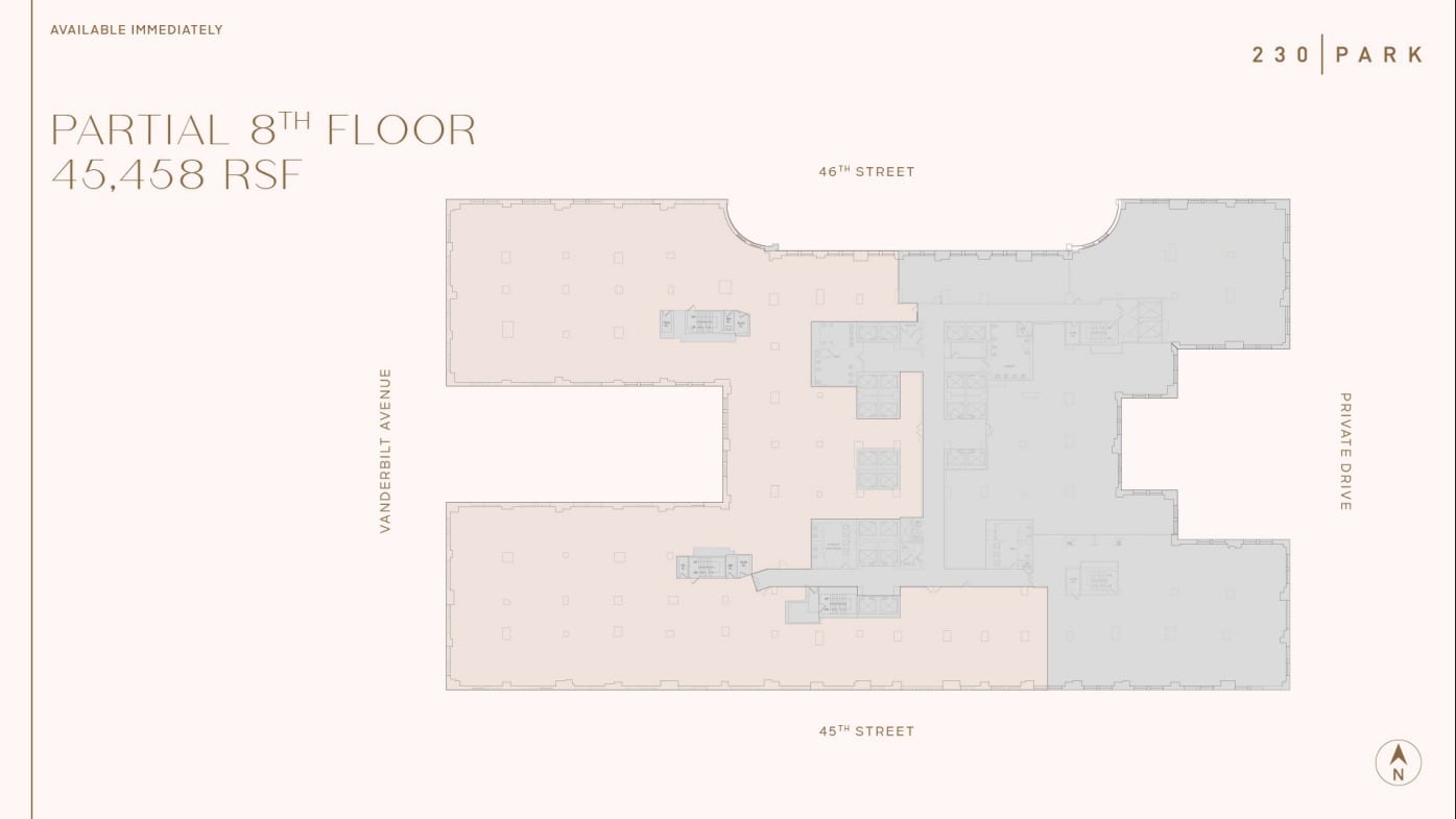 230 Park Ave, New York, NY à louer Plan d’étage– Image 1 sur 5