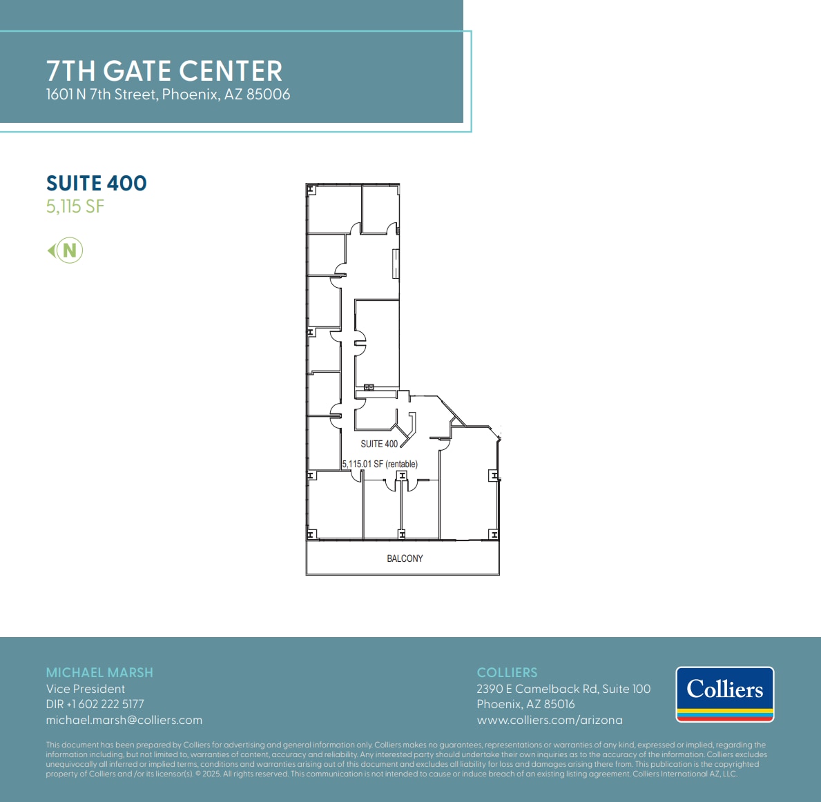 1601 N 7th St, Phoenix, AZ à vendre Plan d’étage– Image 1 sur 1