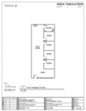 3013 N Rancho Dr, Las Vegas, NV à louer Plan d’étage– Image 1 sur 1