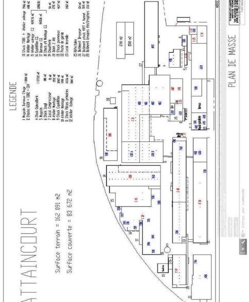 Local d'activités dans Mattaincourt à vendre - Plan de site – Image 2 sur 2
