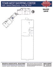 5610-5648 W Skelly Dr, Tulsa, OK à louer Plan d’étage– Image 1 sur 2