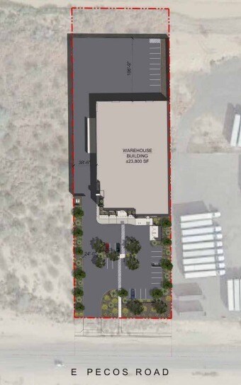 11244 E Pecos Rd, Mesa, AZ à louer - Plan de site – Image 2 sur 4