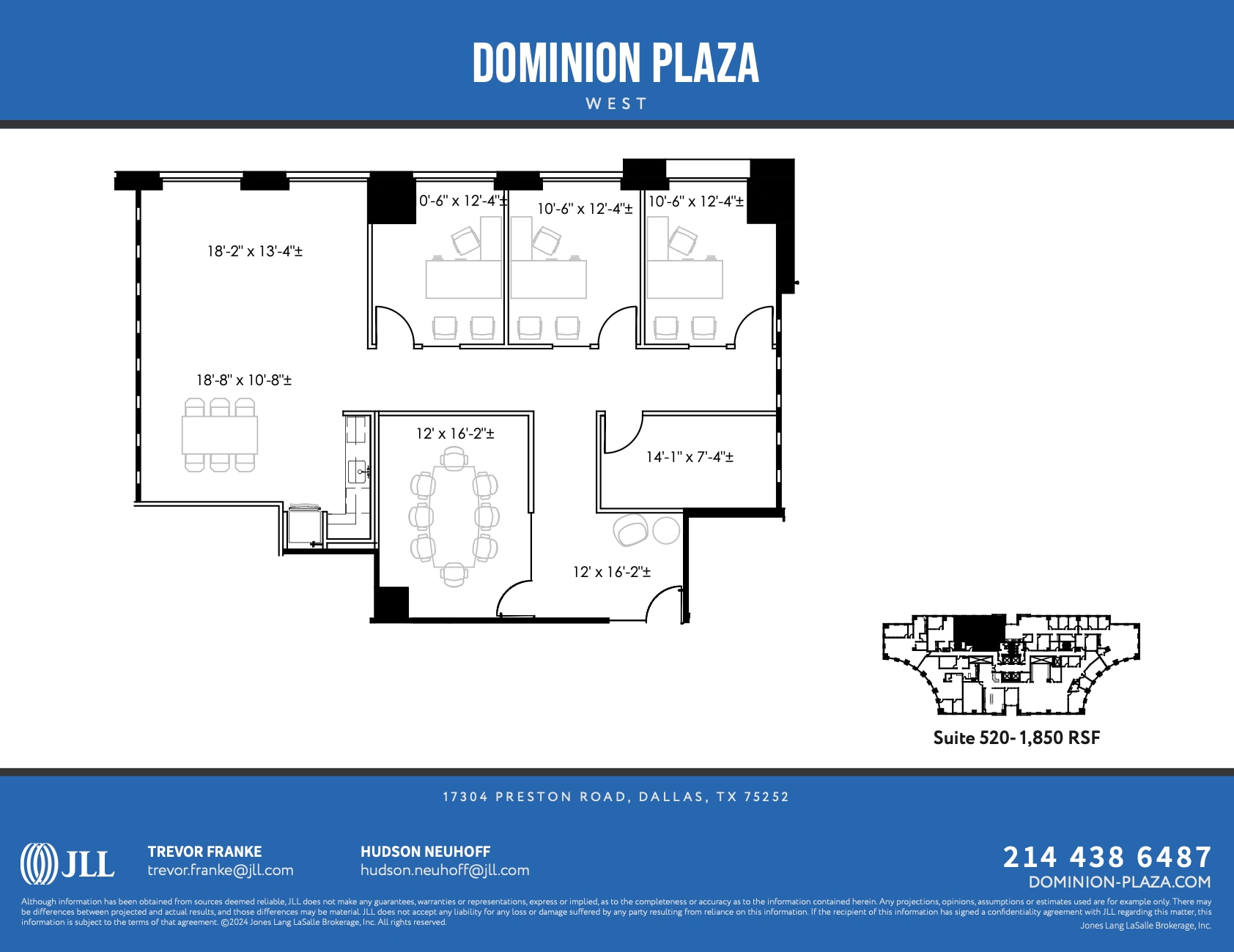 17304 Preston Rd, Dallas, TX à louer Plan d’étage– Image 1 sur 1
