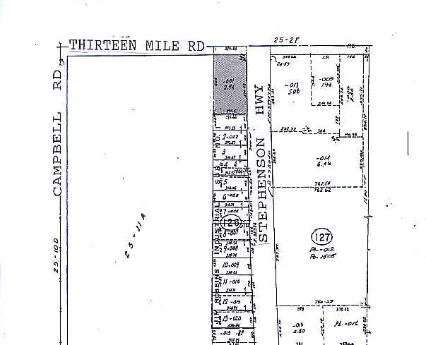 30773-30785 Stephenson Hwy, Madison Heights, MI à vendre - Plan cadastral – Image 2 sur 8