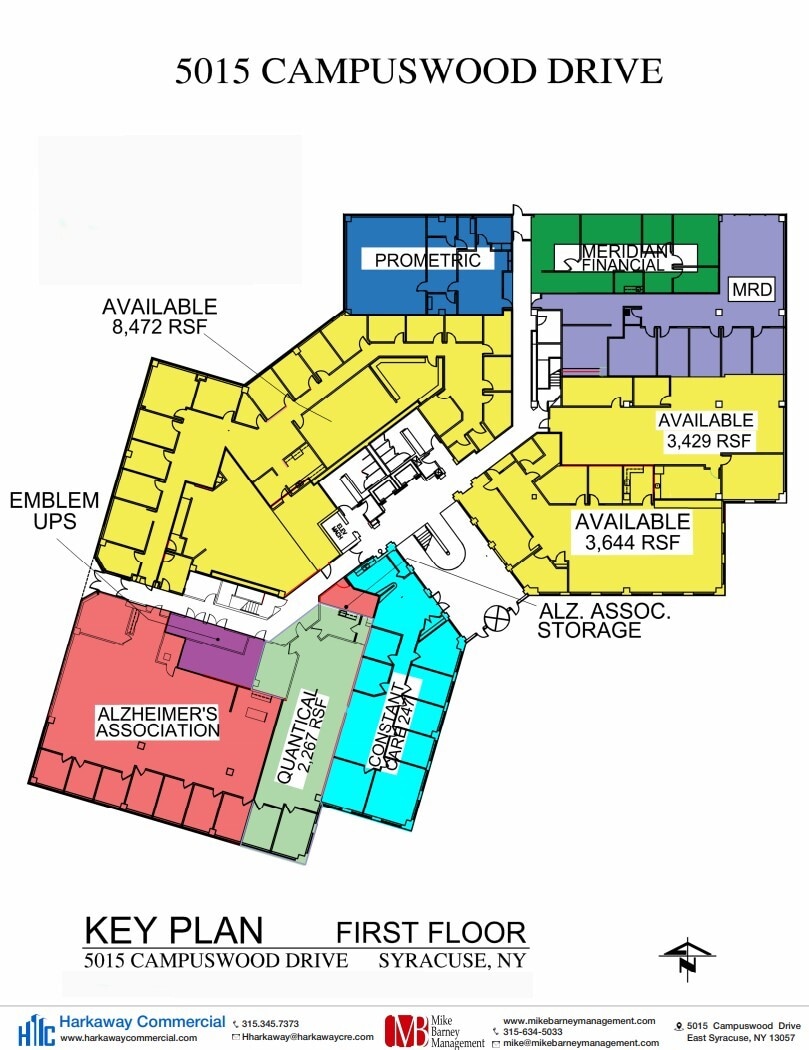5015 Campuswood Dr, East Syracuse, NY à louer Plan d’étage– Image 1 sur 1